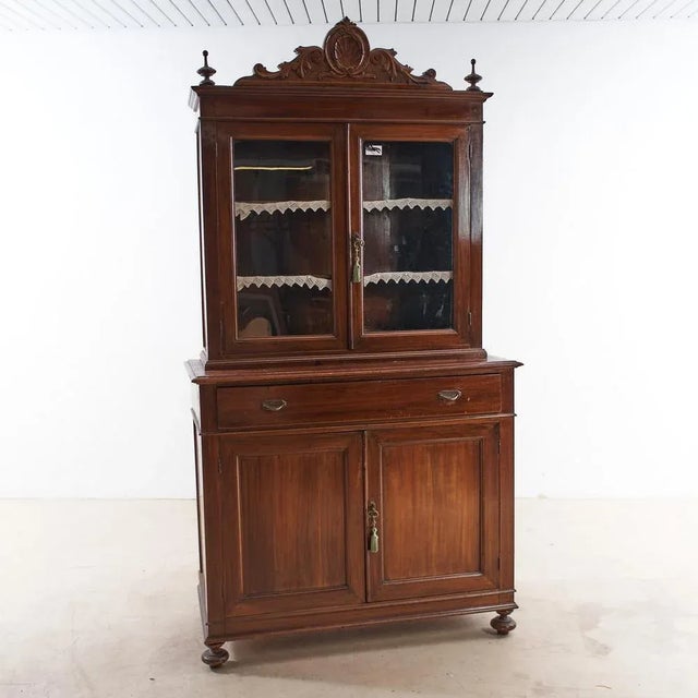 Vintage Cabinet in Walnut For Sale - Image 11 of 11