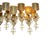 1920s Spanish Revival Wall Sconces With Mica Shields and Original Polychrome Finish - Set of 8 For Sale - Image 4 of 8