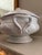 Authentic Victorian white ironstone covered soup/vegetable tureen produced by the reowned potter John Alcock at the...