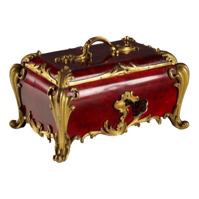 Napoleon III French Jewelry Casket For Sale