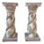 Italian Carved Wooden Pedestals, Set of 2 For Sale