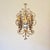 Two-Armed Wall Lamp in Iron and Crystal Glass in the style of Maison Baguès, France, 1950s For Sale - Image 9 of 15