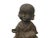 Asian Oriental Gray Stone Little Lohon Monk Drawing Book Statue For Sale - Image 3 of 8