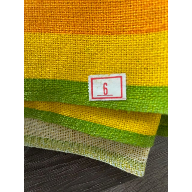 1960s Rainbow Upholstery Fabric 4.66 YDs For Sale - Image 9 of 9