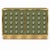 Gold Olive Green Murano Glass Dry Bar with Brass Plinth from Justfurnituress SRL For Sale - Image 8 of 8