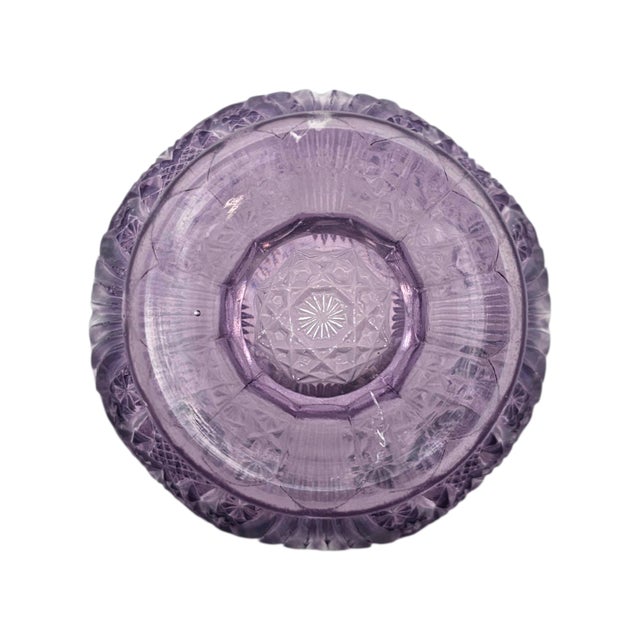 Eapg Sun Purple Salesman Sample Punch Bowl, 3.5" (Bryce Higbee, 1905) For Sale - Image 11 of 11
