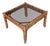 Vintage Rattan and Bamboo Coffee Table, 1960s-1970s For Sale