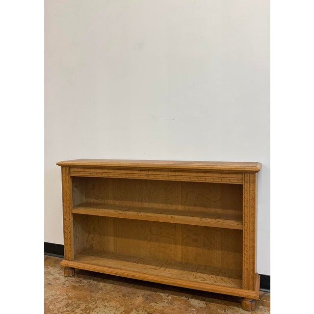 1960s Vintage Scandinavian Oak Bookshelf For Sale - Image 5 of 15