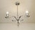 1920s Art Deco Chandelier in Glass and Nickel, 1920s For Sale - Image 5 of 8