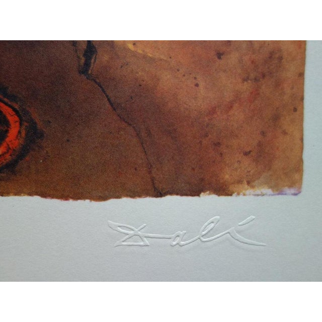 Salvador Dali, Auvergne (SNCF, Suite Papillon), Lithograph For Sale - Image 6 of 7