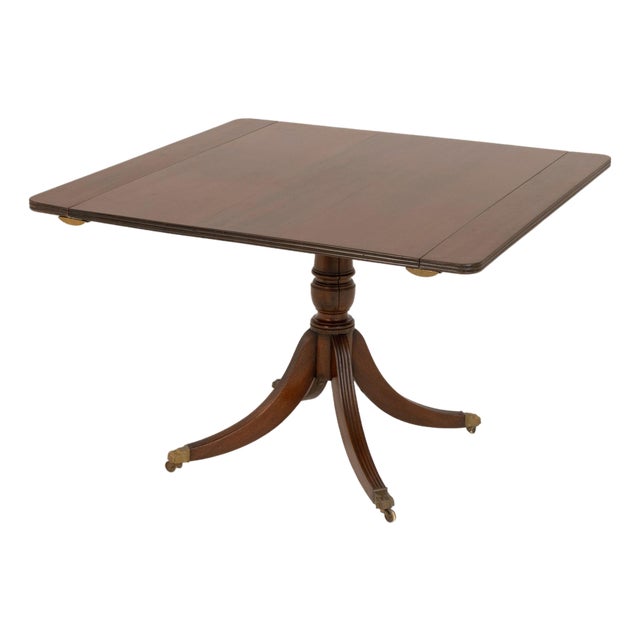 Regency Style Mahogany Extending Dining Table For Sale