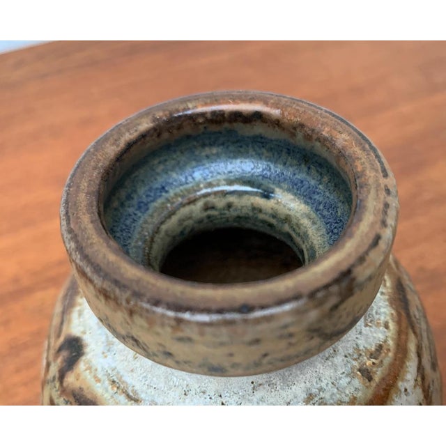 Mid-Century Modern Mid-Century Danish Studio Pottery Vase from Søholm, 1960s For Sale - Image 3 of 18
