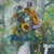 Sunflowers in White Vase, Oil on Canvas, 1940s For Sale - Image 3 of 14