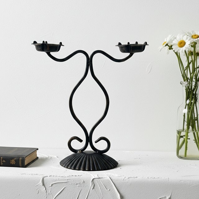 Double the Elegance: Illuminate Your Space with the Libby Candlestick. Introduce a sense of balanced beauty and gentle...