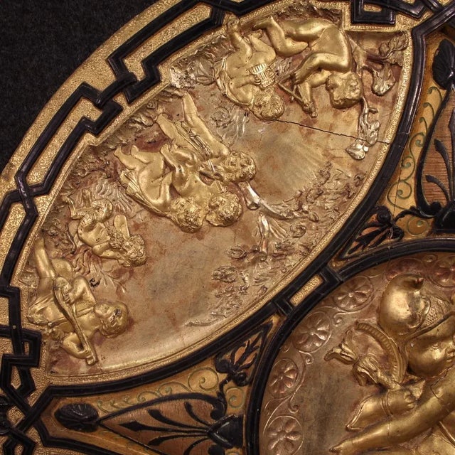 F. Barbedienne, Shield, 1860, Gilded Wood For Sale - Image 3 of 13