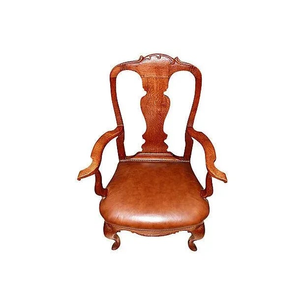 Traditional 19th Century Danish Armchairs - Pair For Sale - Image 3 of 7