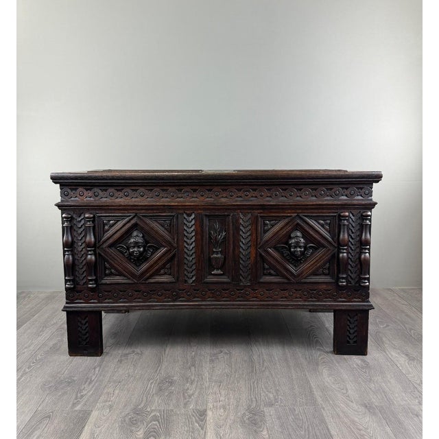 Antique 19th Century Neo-Renaissance Chest For Sale - Image 13 of 13