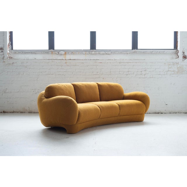 Postmodern Vladimir Kagan Curved Cloud Sofa For Sale - Image 3 of 9
