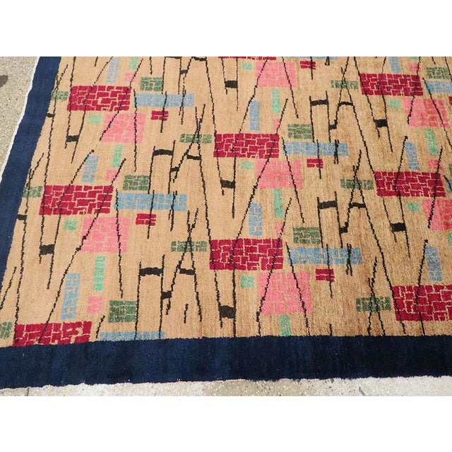 Textile Galerie Shabab Collection Mid-20th Century Handmade Turkish Anatolian Small Room Size Carpet For Sale - Image 7 of 10