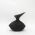 2020s Modern Sculptural Vase in Black Shagreen by R&y Augousti For Sale - Image 5 of 7