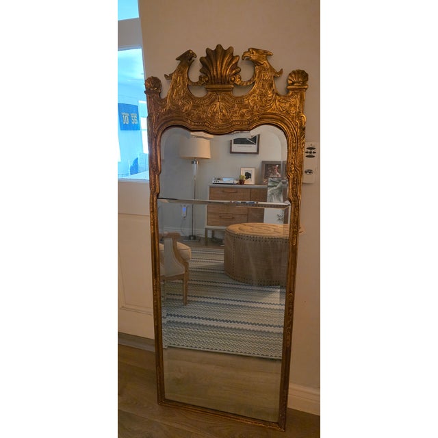 Queen Anne Queen Anne Style Mirror, Mirror Fair Nyc 1990's Style #6657 For Sale - Image 3 of 6