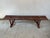 Earls 20th Century Rustic Swedish Wood Bench with Patinated Red For Sale - Image 3 of 18