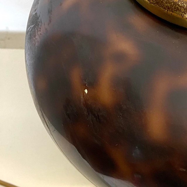 Black Vintage Table Lamp Base, 1970s For Sale - Image 8 of 10