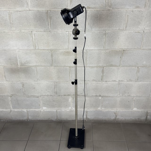 Industrial Vintage Industrial Floor Lamp in Metal by Ignoto For Sale - Image 3 of 11