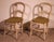 Polychrome Wooden Straw-Seated Chairs, 1950s, Set of 2 For Sale - Image 9 of 11