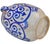 Blue Mid 20th Century Blue Andalusian-Patterned Ceramic Vase W/ Handles For Sale - Image 8 of 9