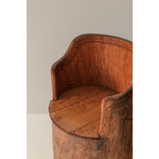 1960s Rustic Armchair, Sweden, 1962 For Sale - Image 5 of 11