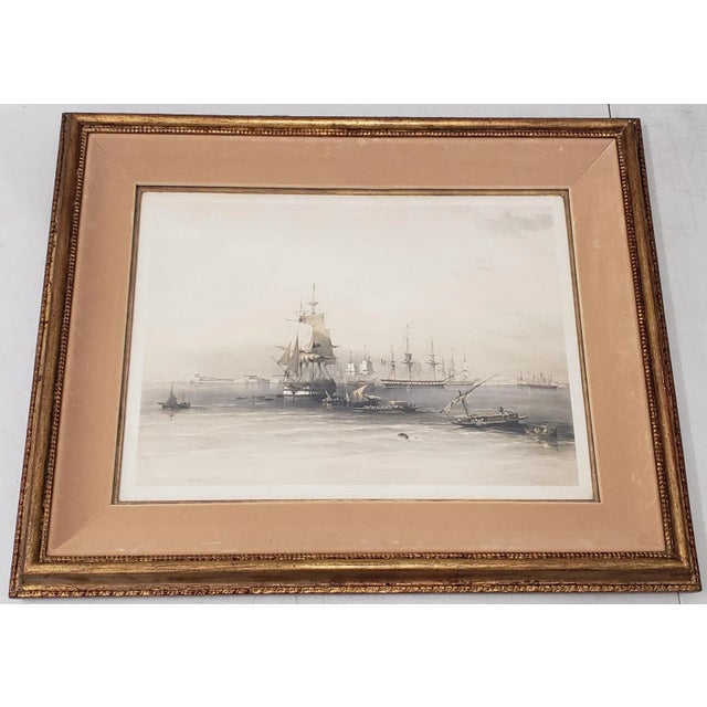 David Roberts "Approach to Alexandria" Original Lithograph W/ Hand Coloring C.1848 For Sale - Image 13 of 13