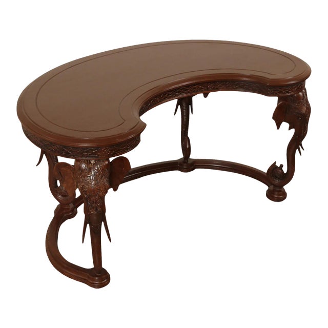 Gampel Stoll Hollywood Regency Style Elephant Desk For Sale