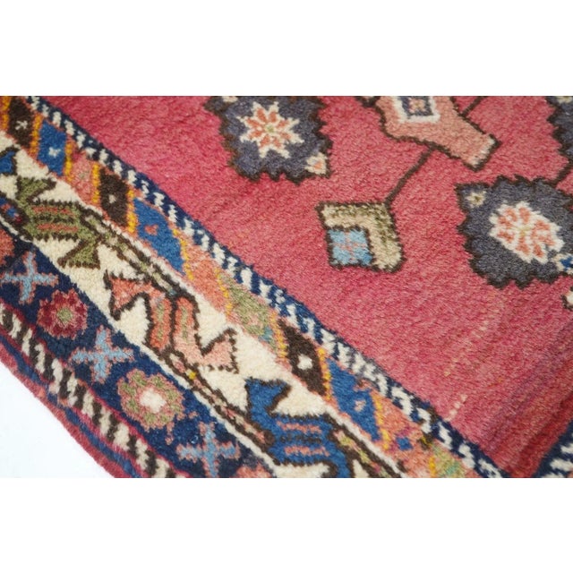 1970s Vintage Qashqai Rug 4'10'' x 7'5'' For Sale - Image 4 of 11