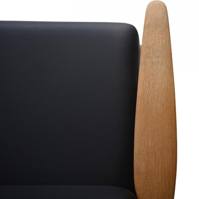 GE240 3-Seater Sofa in Oak by Hans J. Wegner, 1980s For Sale - Image 15 of 18