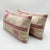 This beautiful 17'' x 36'' & 15'' x 36'' hand-embroidered Suzani pillow cover set was made from authentic Uzbek cotton...