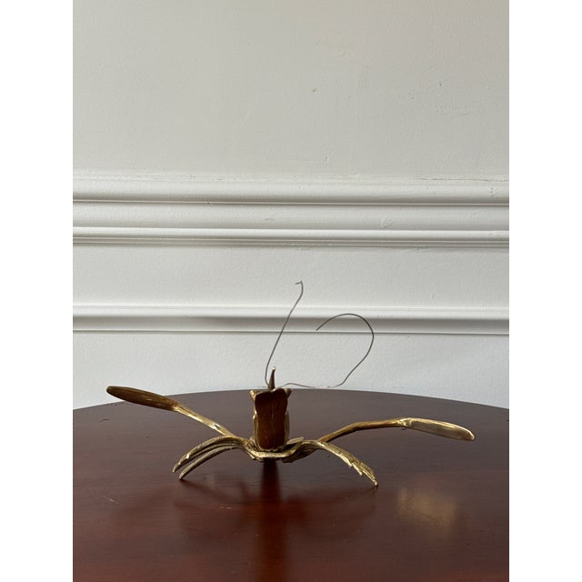 Vintage Brass Shrimp Figure For Sale - Image 4 of 7
