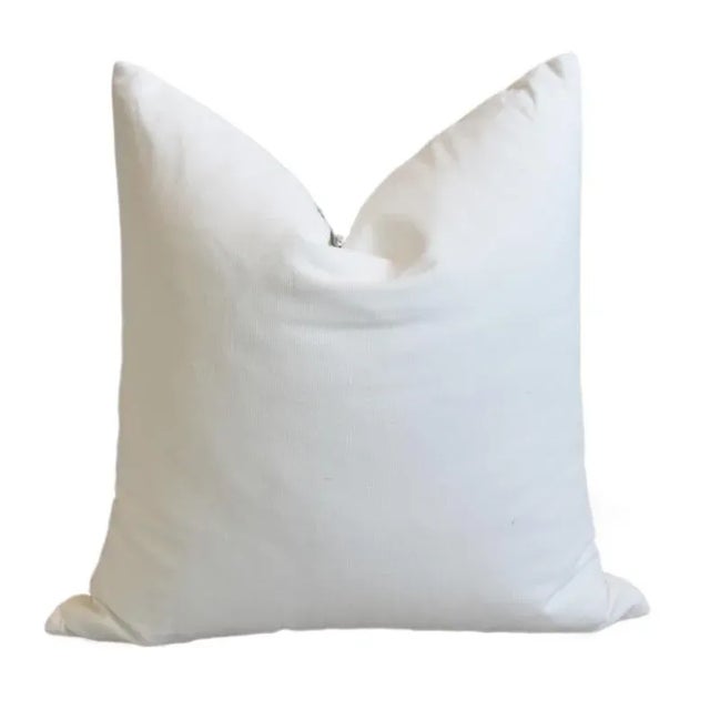 2020s Intertwining Woven Floral & Fruit Feather/Down Pillow 17” Square For Sale - Image 5 of 6