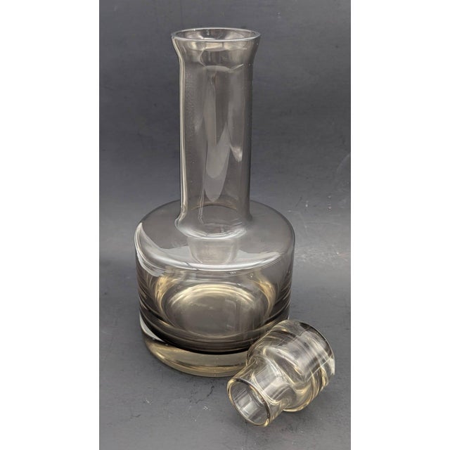 Mid-Century Modern Vintage Caithness Glass "Morven" Decanter Designed by Domhnall Ó Broin For Sale - Image 3 of 11