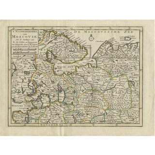 Antique Map of Northern Muscovy by Keizer & De Lat, 1788 For Sale