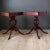 Set of Mersman Harp and Lyre Mahogany SideTables With Brass Feet and Drawers For Sale - Image 14 of 17