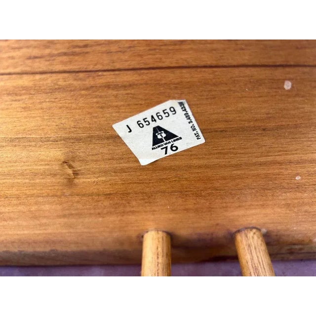 Mid 20th Century Lane Acclaim Mid Century Walnut Square Side Table For Sale - Image 11 of 11