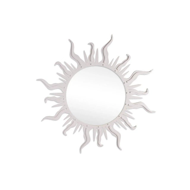 Contemporary Fleur Home Carnival Flambeau Circle Mirror in Lite Lavender, 36x36 For Sale - Image 3 of 3