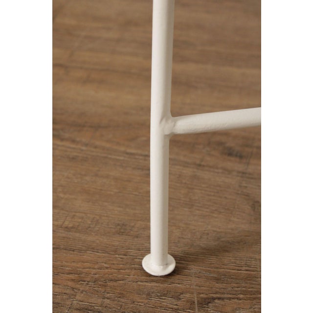 Metal Maurizio Tempestini For Salterini Set Of Three Stools For Sale - Image 7 of 12