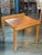 A rare oak side table by the French designer René Gabriel, hand-crafted in the 1940s. Though the structure appears simple,...