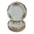 Vintage Meito China Hand-Painted Floral Salad Plates, Set of 6 For Sale