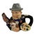 1990s Fitz and Floyd Winston Churchill Character Teapot For Sale