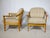 1970s Mid-Century Cherry Wood Club Chairs by Klaus Warzecha for Wilhelm Knoll, 1970s, Set of 2 For Sale - Image 5 of 10