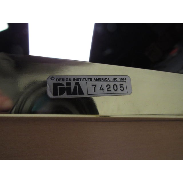 Transparent 1970s Mid-Century Lacquered Sofa Table by Design Institute of America For Sale - Image 8 of 8