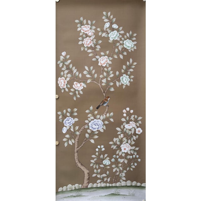 If you love the look of De Gournay wallpaper but not the price, this is for you. Chinoiserie Hand-Painted Wallpaper...
